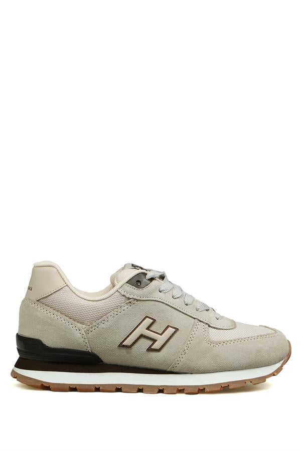 Peruvian Genuine Leather Beige Women's Sports Shoes