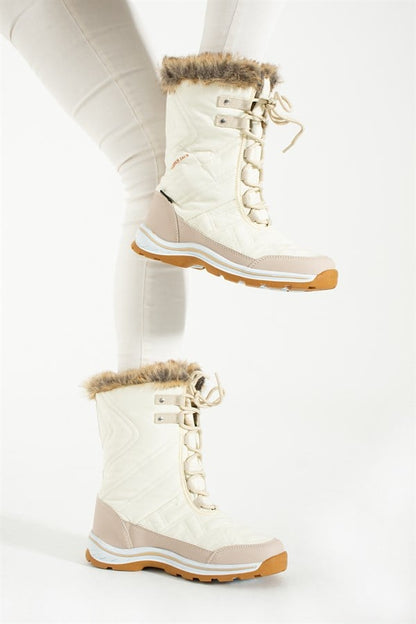 Waterproof Beige Outdoor Women's Boots