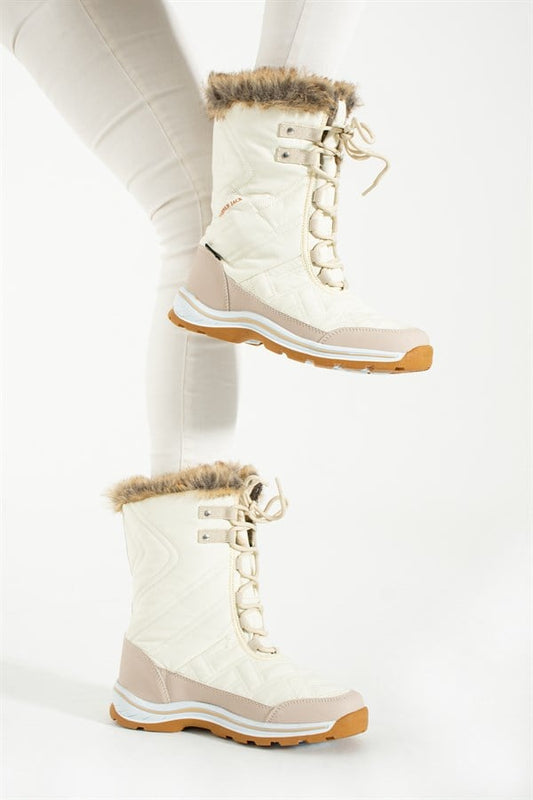 Waterproof Beige Outdoor Women's Boots