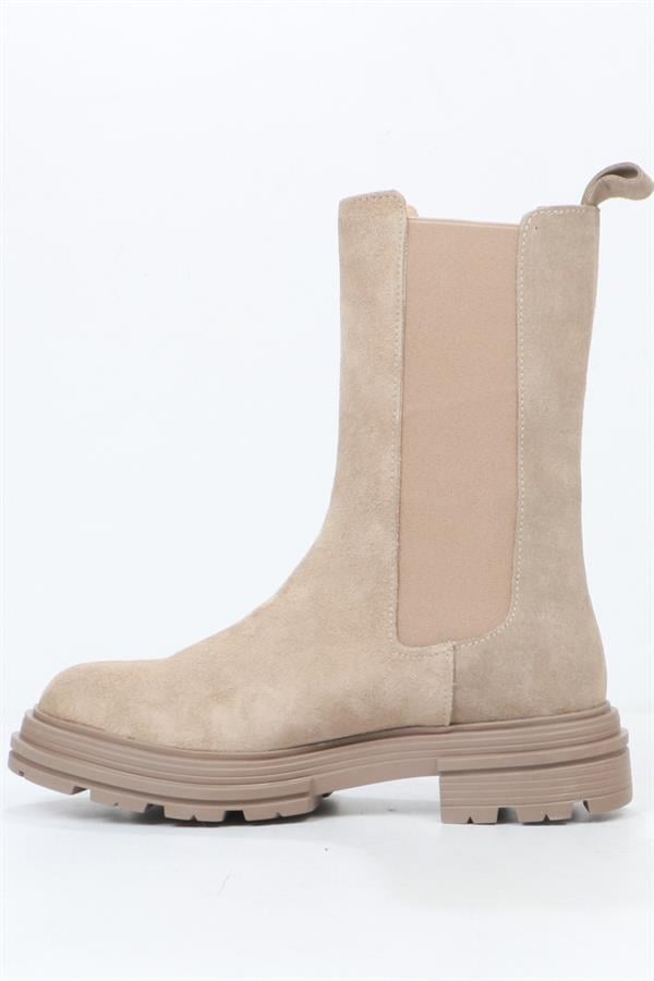 Tapera Genuine Leather Beige Women's Shoes
