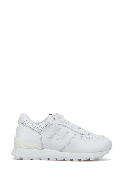 Peruvian Genuine Leather White Women's Sports Shoes
