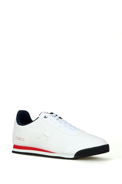 White Red Men's Athletic Shoes