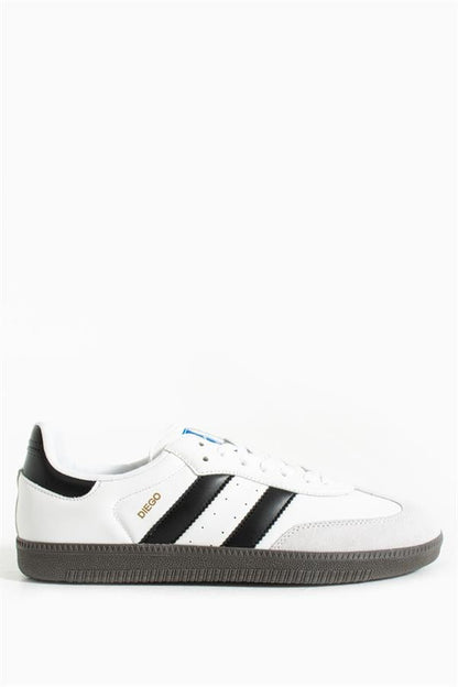 Diego White Men's Athletic Shoes