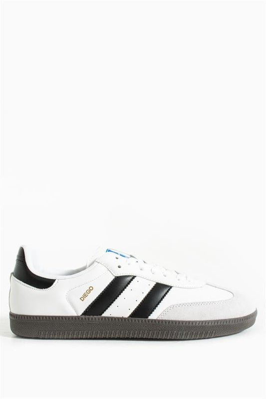 Diego White Men's Athletic Shoes