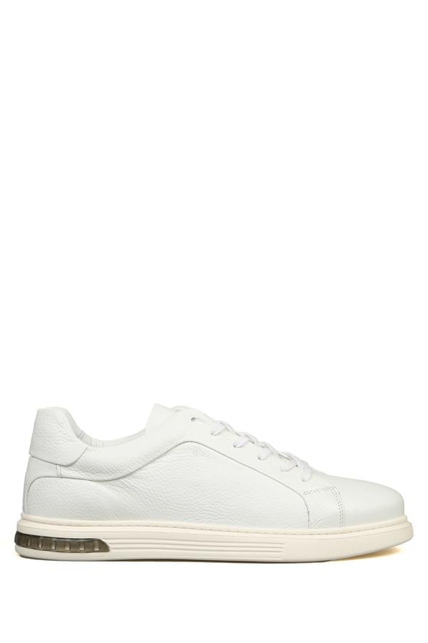 White Men's Genuine Leather Shoes