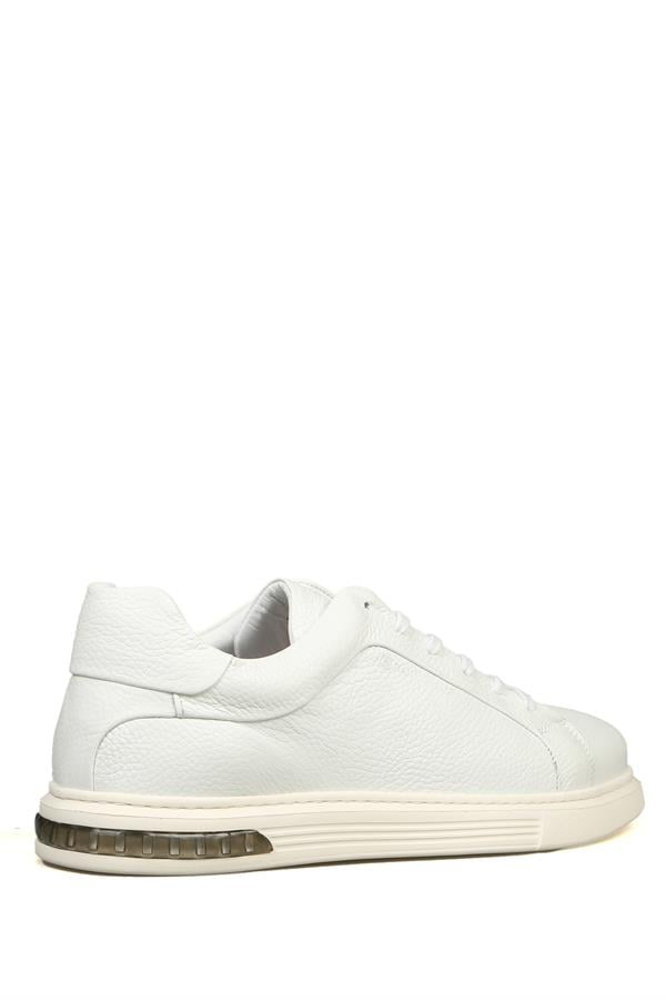 White Men's Genuine Leather Shoes
