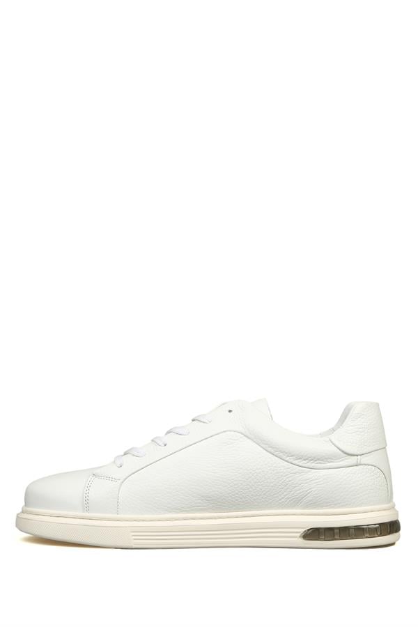 White Men's Genuine Leather Shoes