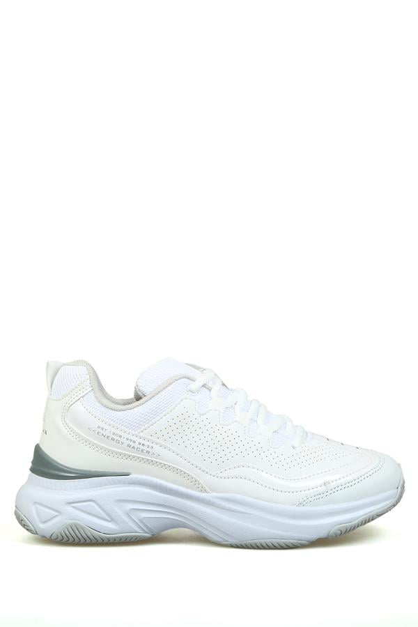 White Unisex Athletic Shoes
