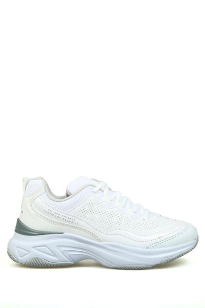 White Unisex Athletic Shoes