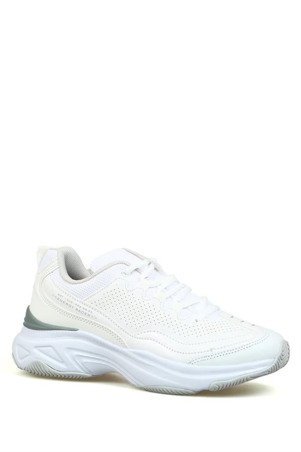 White Unisex Athletic Shoes