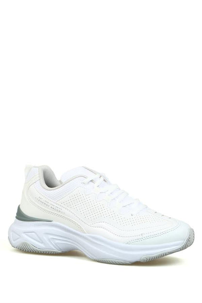 White Unisex Athletic Shoes