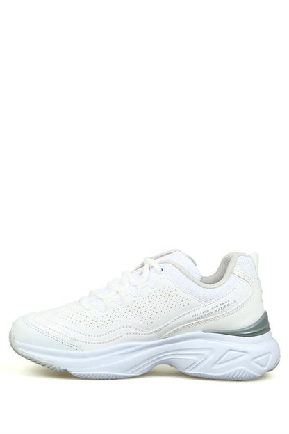 White Unisex Athletic Shoes