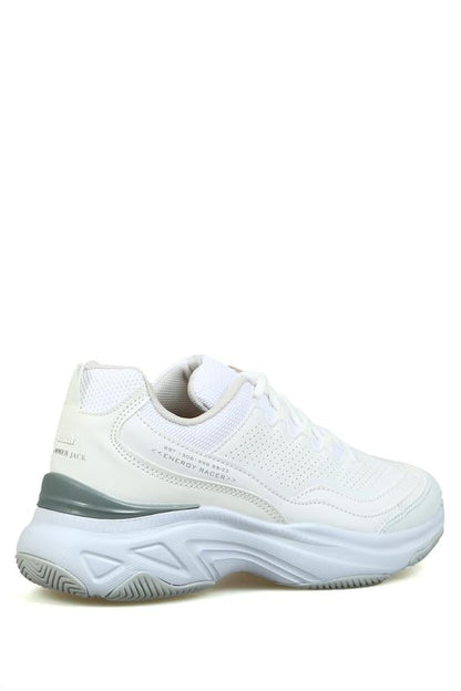 White Unisex Athletic Shoes