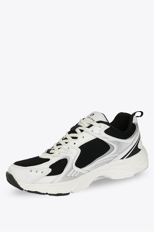 Songa White Black Men's Athletic Shoes