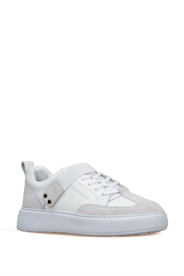 Leather White Women's Athletic Shoes