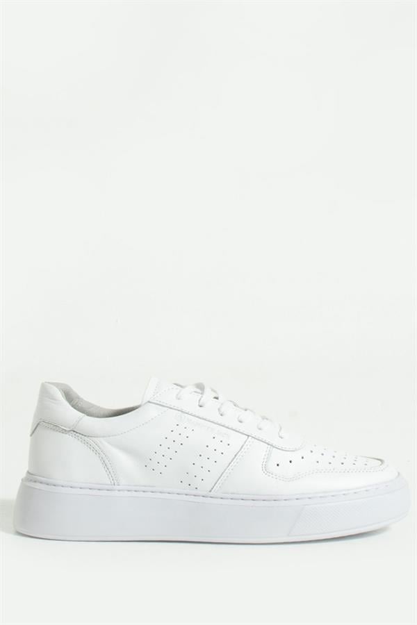 Real Leather White Women's Shoes