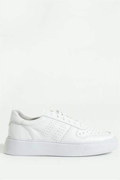 Real Leather White Women's Shoes