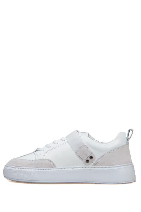 Leather White Women's Athletic Shoes