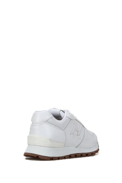 Peruvian Genuine Leather White Crepe Women's Sports Shoes