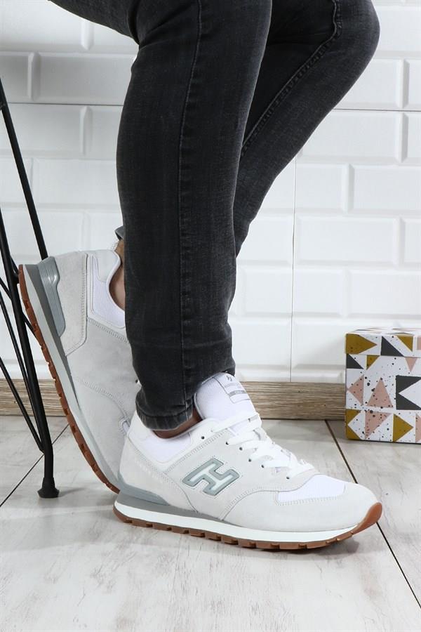 Chile Genuine Leather White Puru Krep Men's Sports Shoes