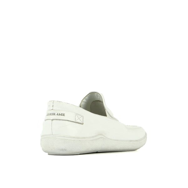 Angers Genuine Leather White Tuscan Men's Casual Shoes