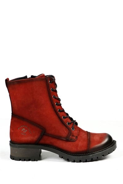Genuine Leather Maroon Boots