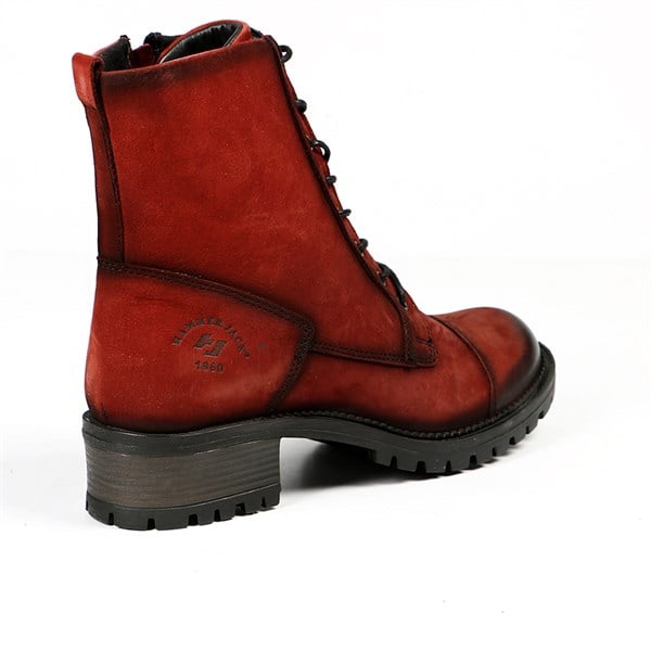 Genuine Leather Maroon Boots