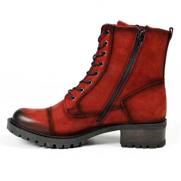 Genuine Leather Maroon Boots