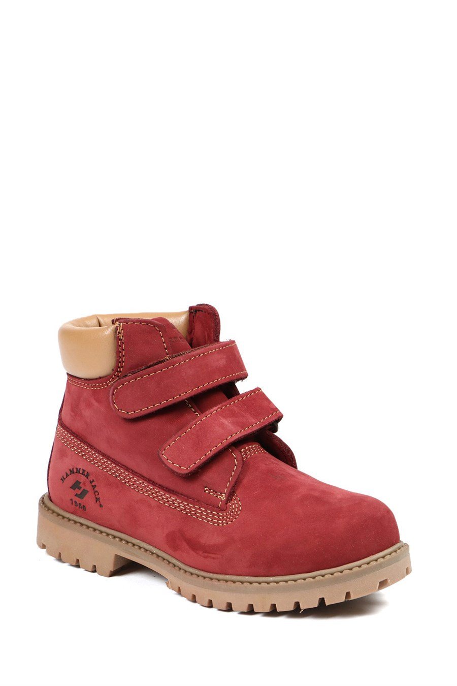 Genuine Leather Maroon Children's Shoes