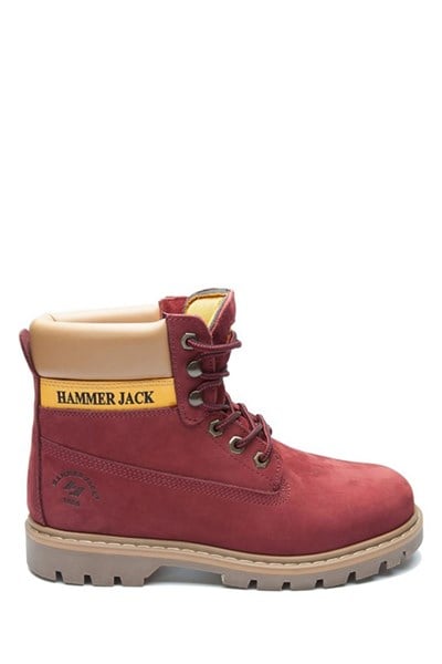 Genuine Leather Bordo Rod Men's Boots