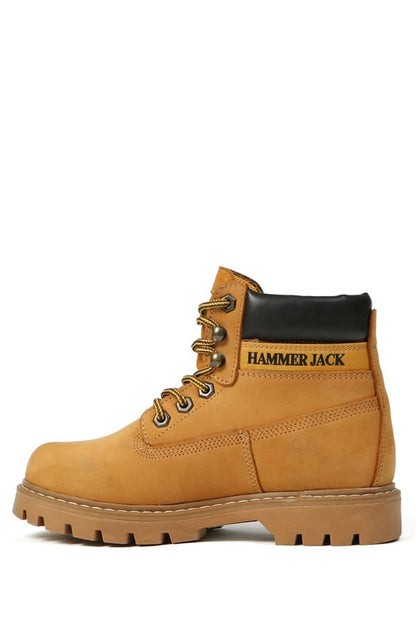 Genuine Leather Cat Yellow Women's Boots