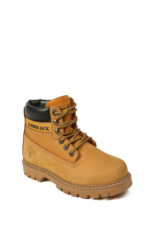 Genuine Leather Cat Yellow Women's Boots