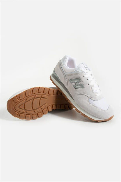 Chile Genuine Leather White Puru Krep Men's Sports Shoes