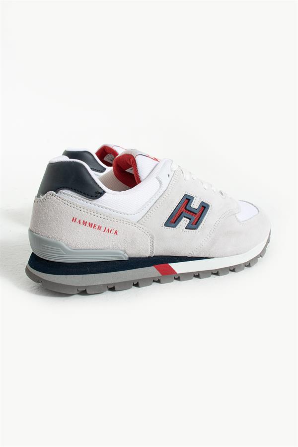 Chile Genuine Leather White Lacy Red Men's Sports Shoes