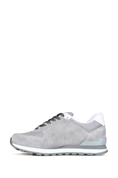 Peruvian Genuine Leather Cement White Women's Sports Shoes