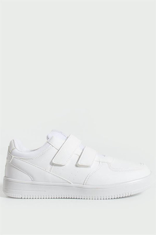 Cuzco Genuine Leather White Women's Sports Shoes
