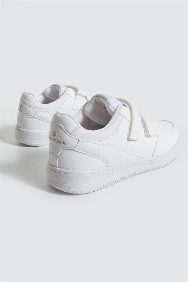 Cuzco Genuine Leather White Women's Sports Shoes