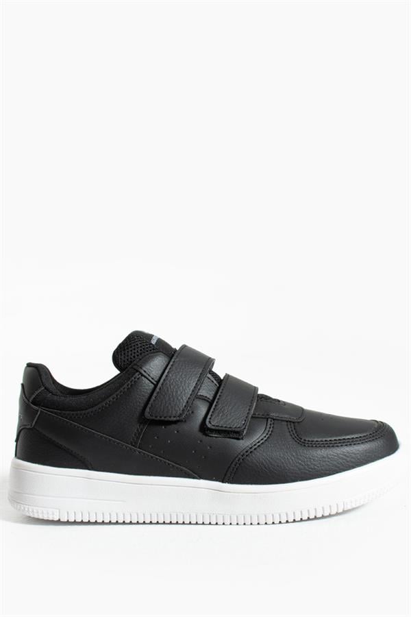 Cuzco Genuine Leather Black And White Women's Sports Shoes