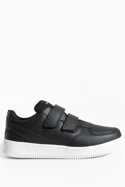 Cuzco Genuine Leather Black And White Women's Sports Shoes