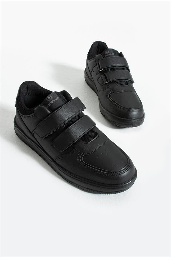 Cuzco Genuine Leather Black Women's Athletic Shoes