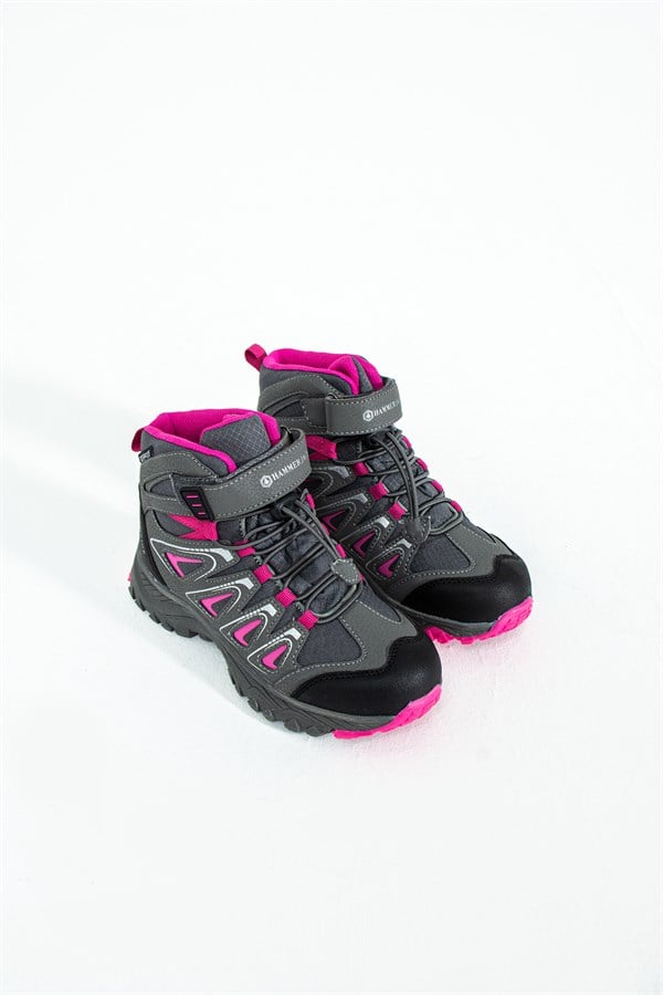 Waterproof Grey Fuchsia Outdoor Children's Boots