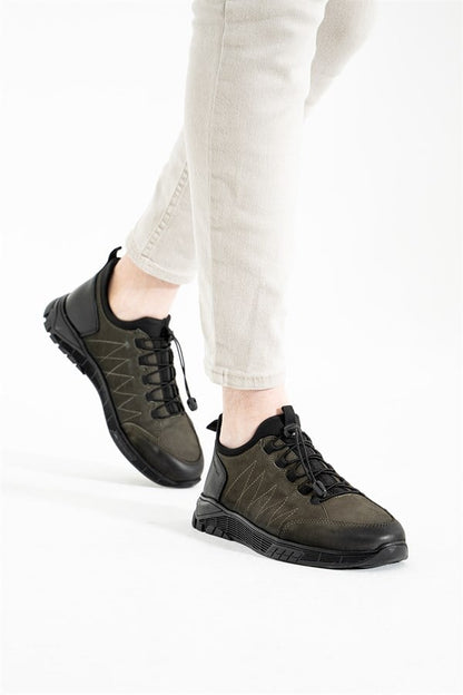 Arturo Genuine Leather Grey Outdoor Men's Shoes