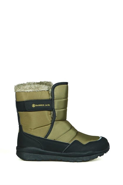 Waterproof Khaki Outdoor Kids Boots