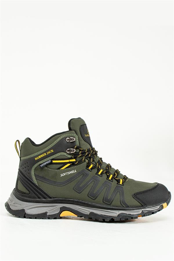Faron Waterproof Real Leather Khaki Yellow Outdoor Men's Boots