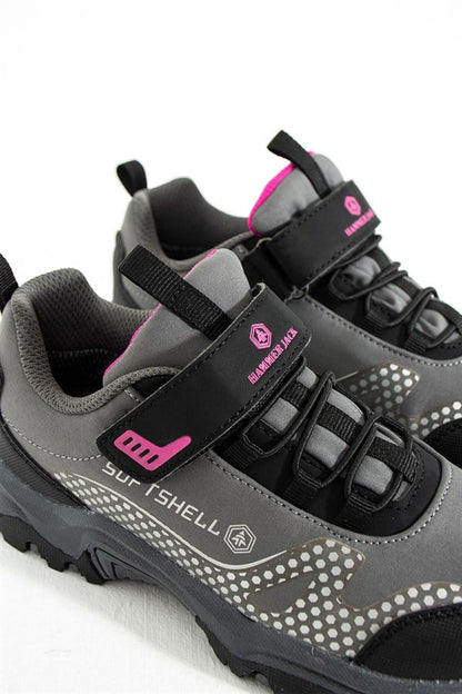 Lumpa Waterproof Grey Fushia Outdoor Children's Shoes