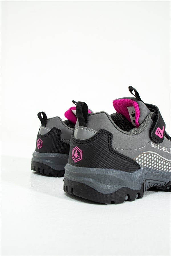 Lumpa Waterproof Grey Fushia Outdoor Children's Shoes