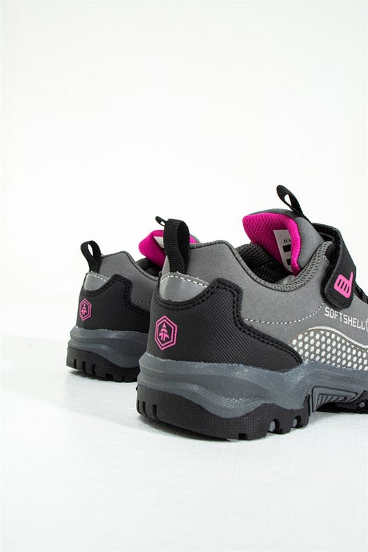 Lumpa Waterproof Grey Fushia Outdoor Children's Shoes