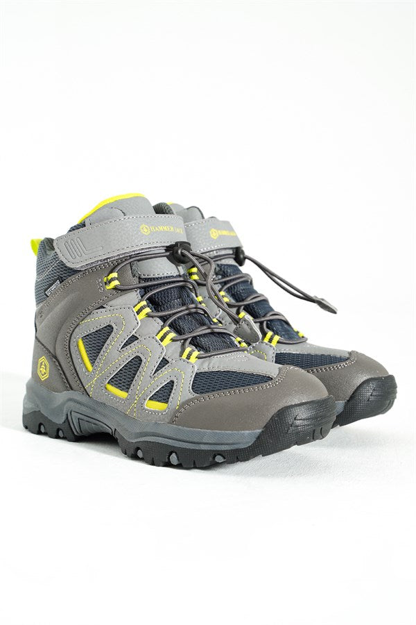 Waterproof Gray Outdoor Kids Boots