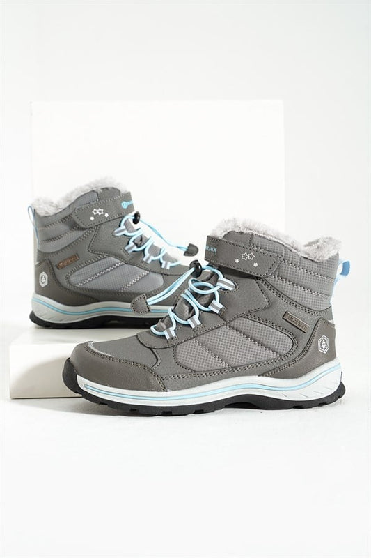 Moreno Waterproof Grey Outdoor Kids Boots