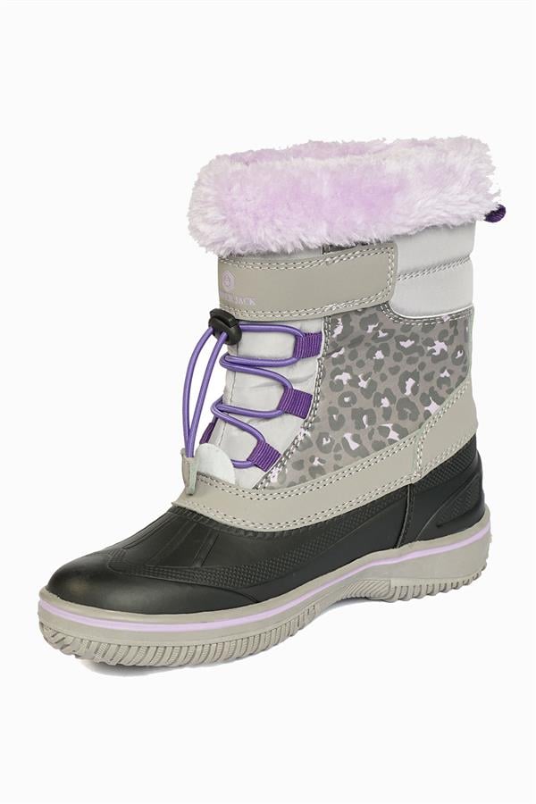 Waterproof Grey Outdoor Kids Boots